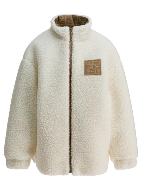 25FW [키즈] 펜디 코트 JFA218 AUKQF0TU9 WHITE