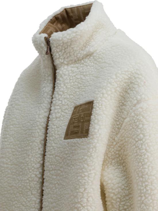 25FW [키즈] 펜디 코트 JFA218 AUKQF0TU9 WHITE - FENDI