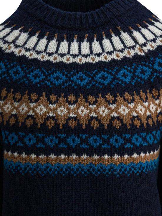 25FW [키즈] 몽클레어 캐시미어 니트 9C00011 M1115778 BLUE - MONCLER