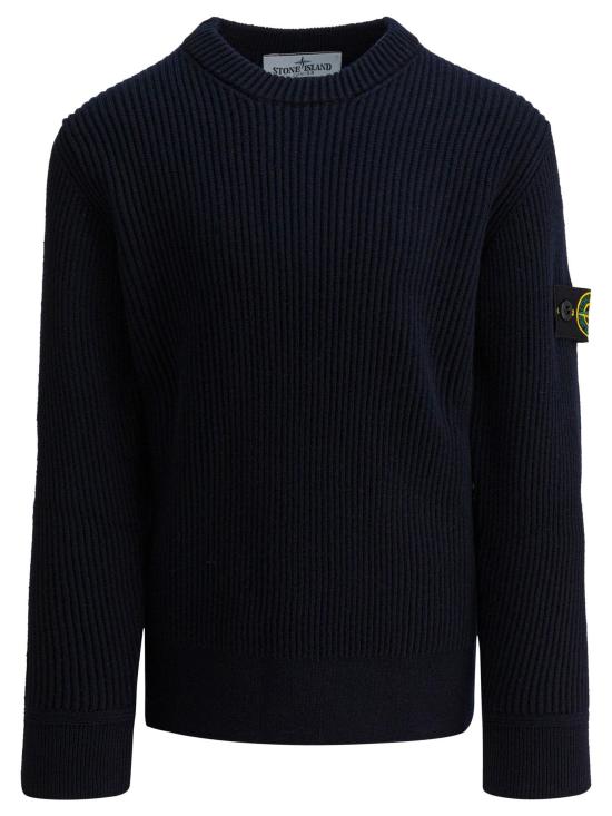 25FW [키즈] 스톤 아일랜드 캐시미어 니트 5100010 S0C02V0020 BLUE