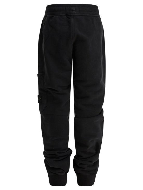 25FW [키즈] 스톤 아일랜드 스트레이트 팬츠 6200001 S0A20V0029 BLACK - STONE ISLAND