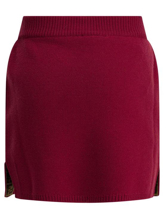 25FW [키즈] 펜디 스커트 JFG234 AUKUF1SAY BORDEAUX - FENDI