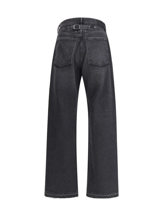 25FW 마르지엘라 스트레이트 레그 진 S50LA0243M30040 961 BLACK - MAISON MARGIELA