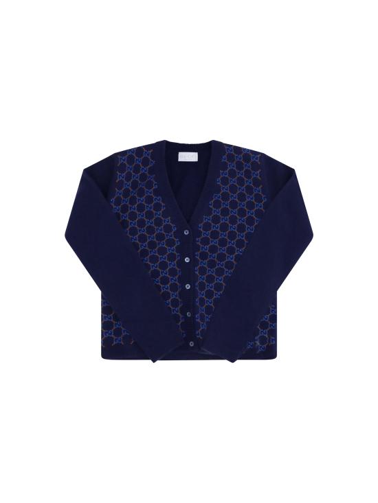 25FW [키즈] 구찌 니트/스웻셔츠 828461XKEZ6 4145 BLUE