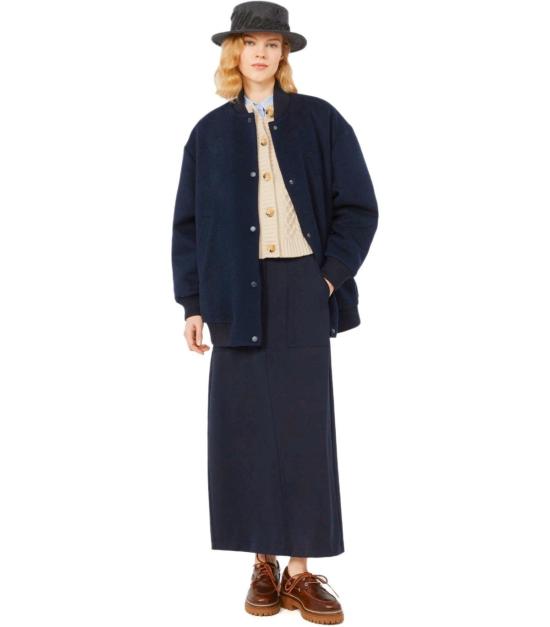 25FW 위켄드막스마라 코트 2525486012600 045 36 Blue - WEEKEND MAX MARA