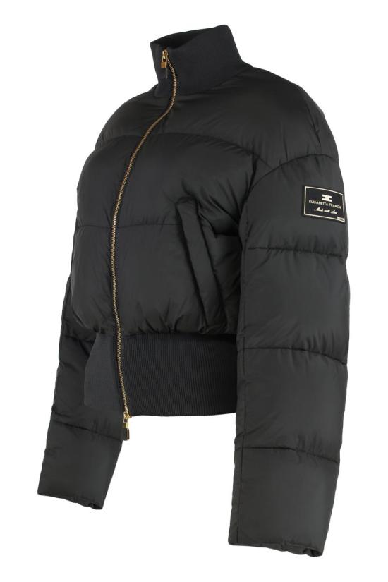 25FW 엘리자베타프랜치 숏패딩 PI85D56E2 110 Black - ELISABETTA FRANCHI