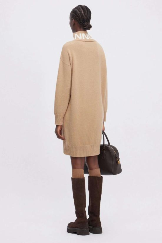 25FW 에르마노 피렌제 미디 원피스 D47EQ026EO1 MF713 Camel - ERMANNO FIRENZE