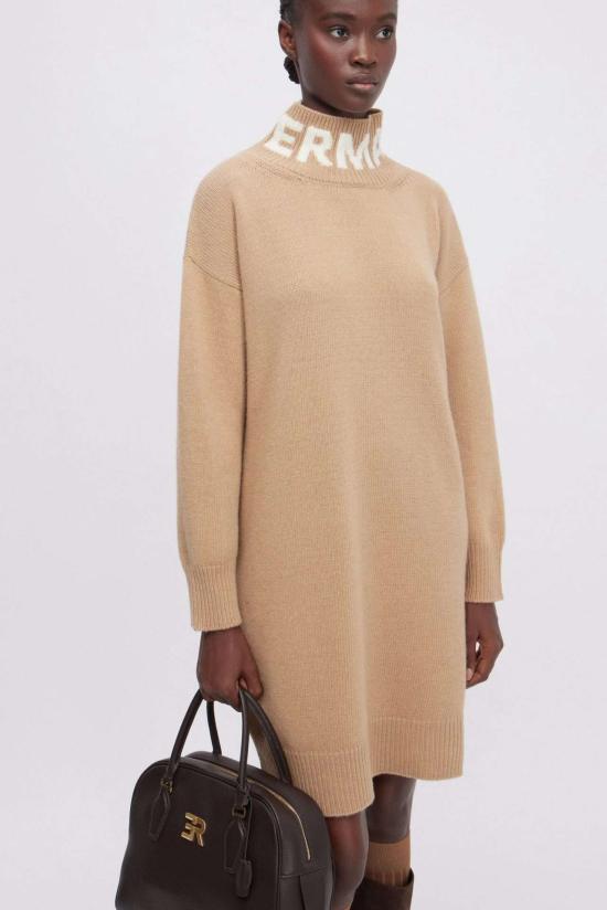 25FW 에르마노 피렌제 미디 원피스 D47EQ026EO1 MF713 Camel - ERMANNO FIRENZE