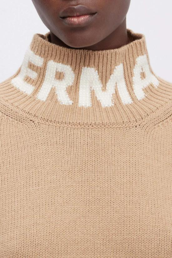 25FW 에르마노 피렌제 미디 원피스 D47EQ026EO1 MF713 Camel - ERMANNO FIRENZE