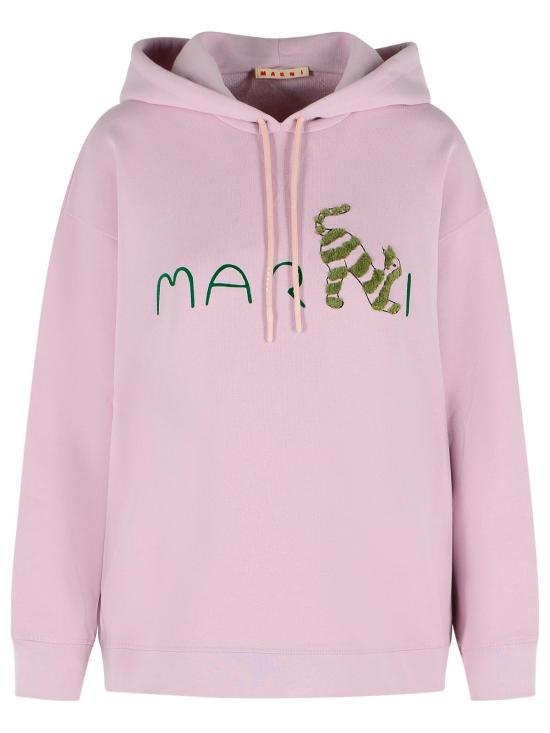 26SS 마르니 긴팔 티셔츠 FLJE0242S0 USCY85LOC20 Pink