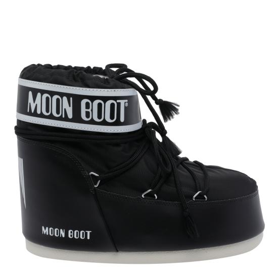 25FW 문부츠 아이콘 나일론 로우 부츠 1409340 N001 Black