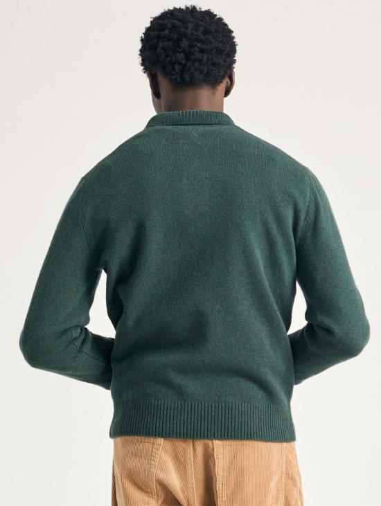 25FW 노스프로젝트 스웨터 N45 06218115norse standard merino lambswool polo - NORSE PROJECTS