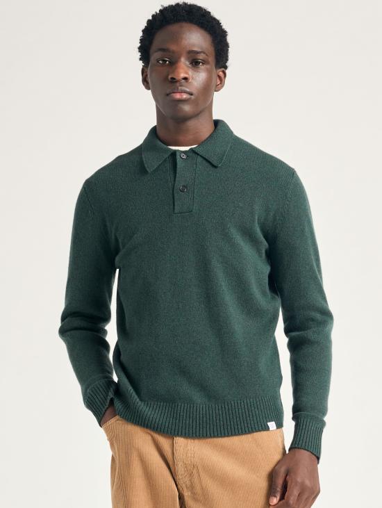 25FW 노스프로젝트 스웨터 N45 06218115norse standard merino lambswool polo