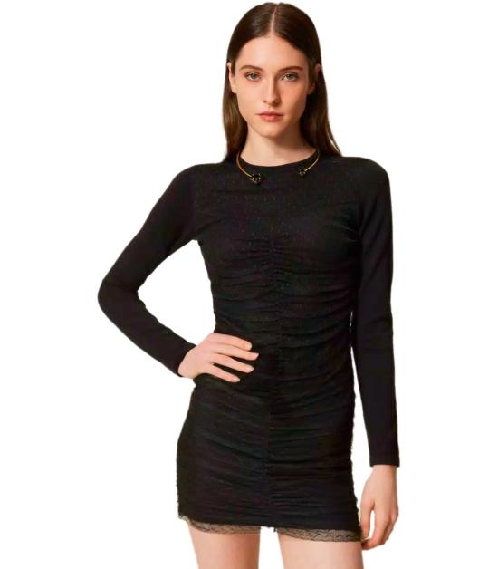 25FW 트윈셋 숏 원피스 252TT3261 00006 XS Black - TWINSET