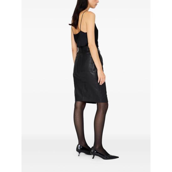 25FW 애니빙 미디 스커트 A 04 11475 BLK26 BLACK - ANINE BING