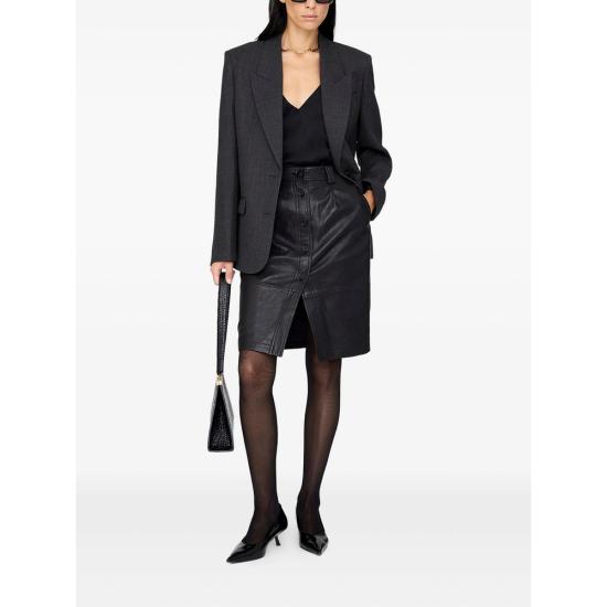 25FW 애니빙 미디 스커트 A 04 11475 BLK26 BLACK - ANINE BING