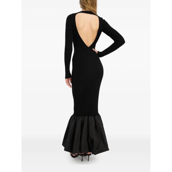 26SS 로테이트 롱 원피스 115244100 KNIT MAXI 100 BLACK - ROTATE