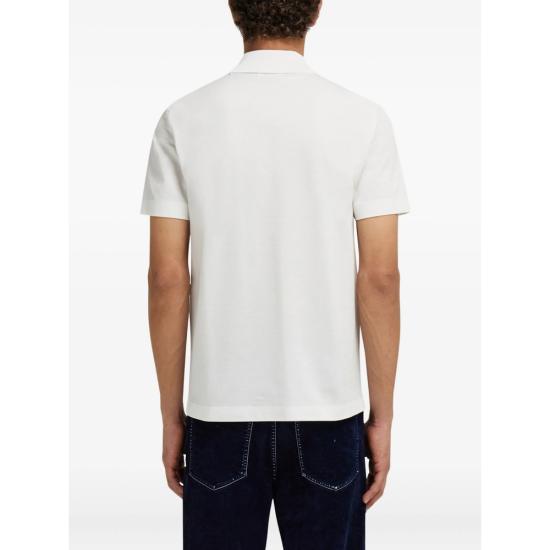 26SS 살바토레 페라가모 폴로 티셔츠 144938 0790947 BIANC WHITE - SALVATORE FERRAGAMO