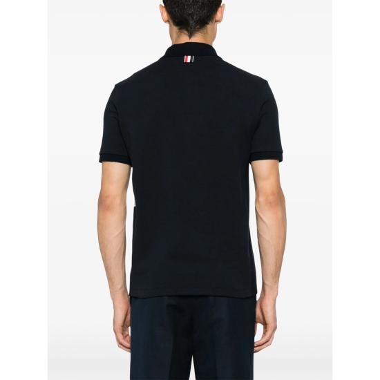 26SS 톰브라운 폴로 티셔츠 MJP110P 00050 415 BLUE - THOM BROWNE