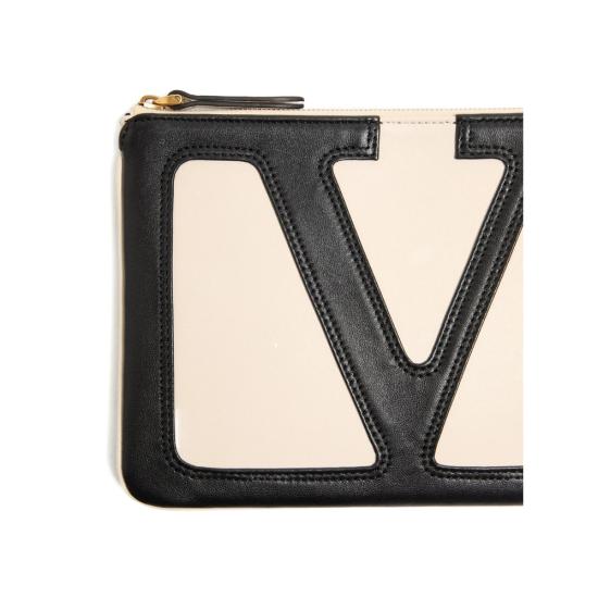 25FW 발렌티노 가라바니 클러치/파우치 7W2P0AR2PTJ R4V NEUTRALS BLACK - VALENTINO GARAVANI