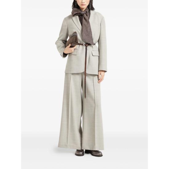 25FW 브루넬로 쿠치넬리 탑 MB148MY516 C003 BROWN - BRUNELLO CUCINELLI