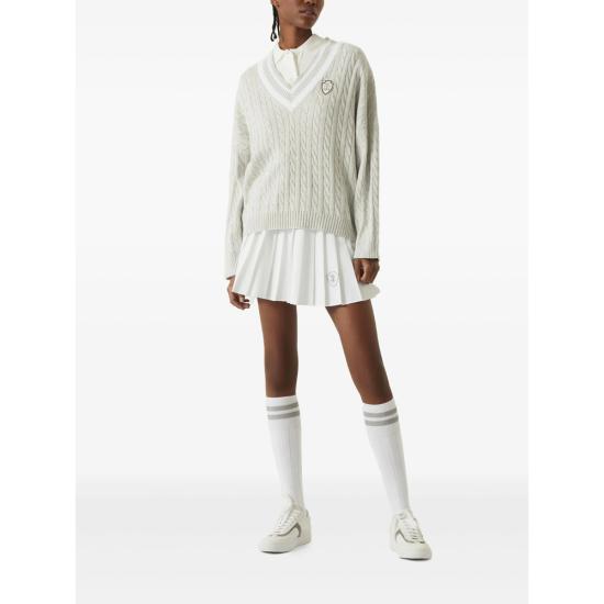 25FW 브루넬로 쿠치넬리 미디 스커트 ML153G3751 C159 WHITE - BRUNELLO CUCINELLI