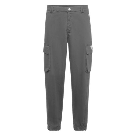 25FW 필립 플레인 스트레이트 팬츠 MRT1630 PTE006N 02 BLACK