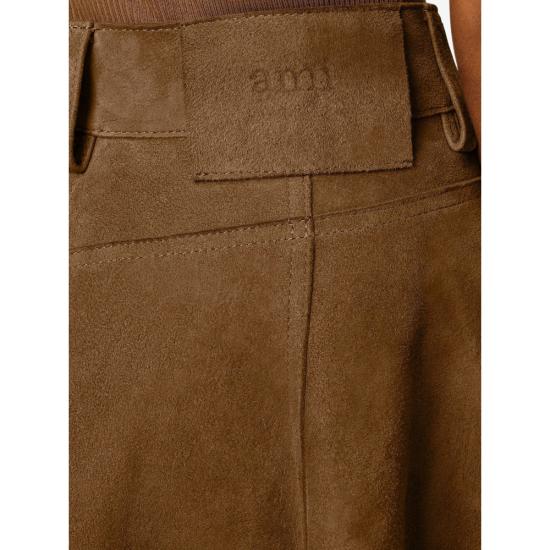 25FW 아미 미디 스커트 FSK437 LH0059 216 BROWN - AMI