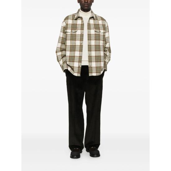 25FW 아미 셔츠 USH771 WV0094 2186 BROWN BROWN - AMI