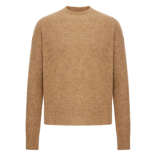 25FW 아미 스웨터 HKS824 KN0021 280 BROWN