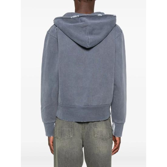 25FW 아워레가시 후드 티셔츠 M4256RF BLUE - OUR LEGACY