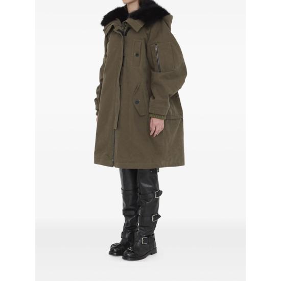 25FW 돌체앤가바나 코트 F9U05Z FU6YD V0531 GREEN BLACK - DOLCE & GABBANA