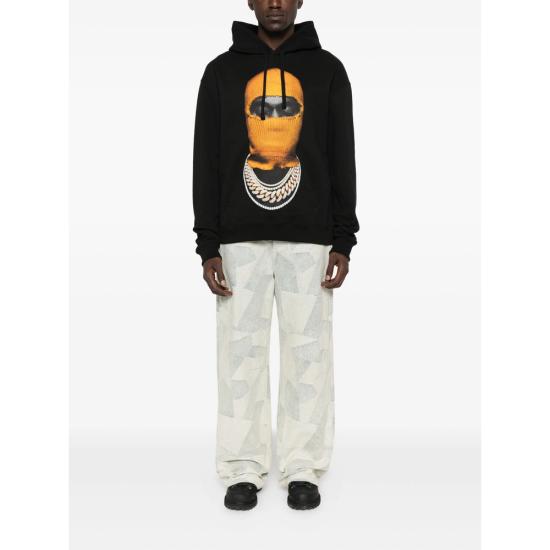 25FW 이놈어닛 후드 티셔츠 NUW25255 009 BLACK - IH NOM UH NIT