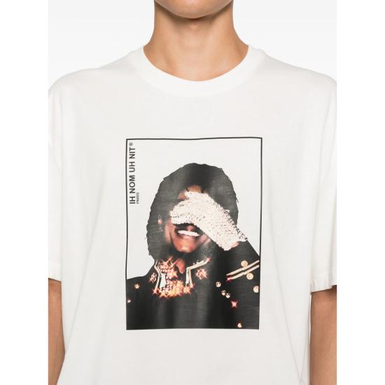 25FW 이놈어닛 반팔 티셔츠 NCW25207 081 WHITE - IH NOM UH NIT