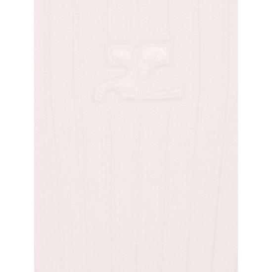 26SS 쿠레쥬 민소매 티셔츠 PERMDE012FI 0001 5009 PINK - COURREGES