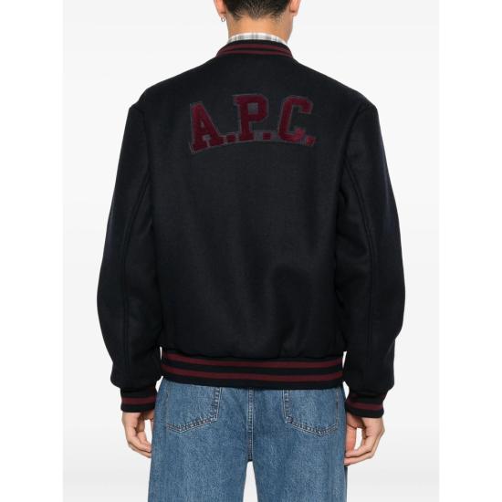 25FW 아페쎄 봄버 자켓 WVBEB M02974 IAK BLUE - A.P.C.