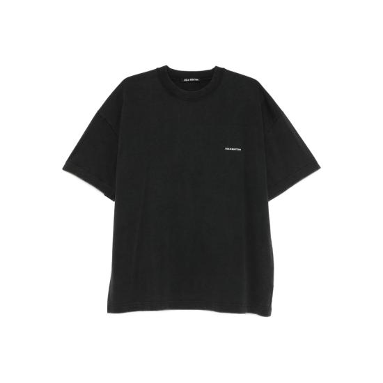 25FW 콜 북스톤 반팔 티셔츠 MLTS320 001 BLACK