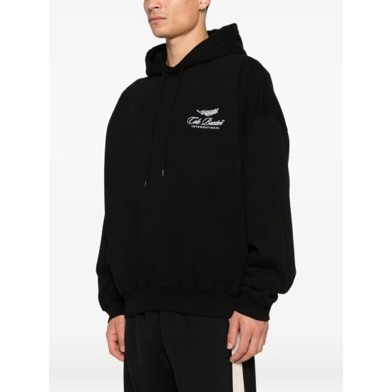 25FW 콜 북스톤 후드 티셔츠 IH001 000 BLACK - COLE BUXTON