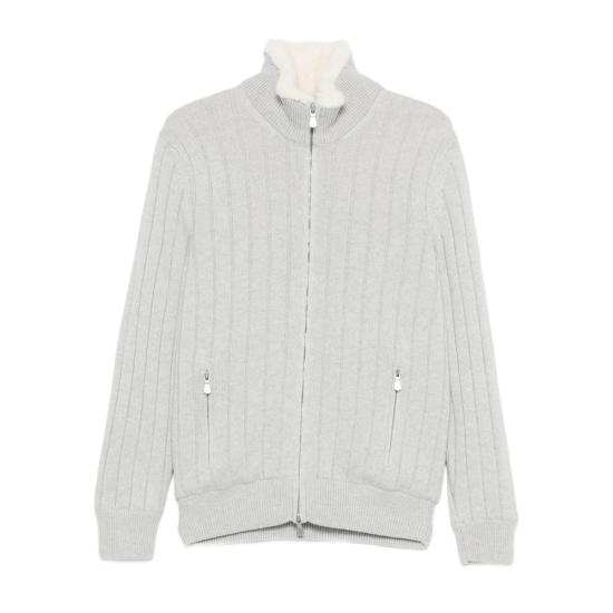 25FW 라 필러리아 집업 니트 23146 15567 044 GREY