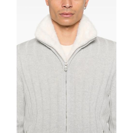 25FW 라 필러리아 집업 니트 23146 15567 044 GREY - LA FILERIA