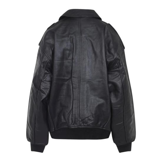 25FW 더프랭키샵 가죽 자켓 JAFS043971000 BLACK - THE FRANKIE SHOP