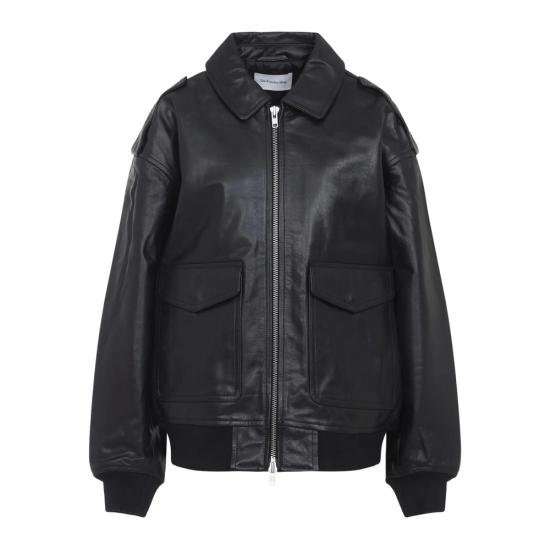 25FW 더프랭키샵 가죽 자켓 JAFS043971000 BLACK