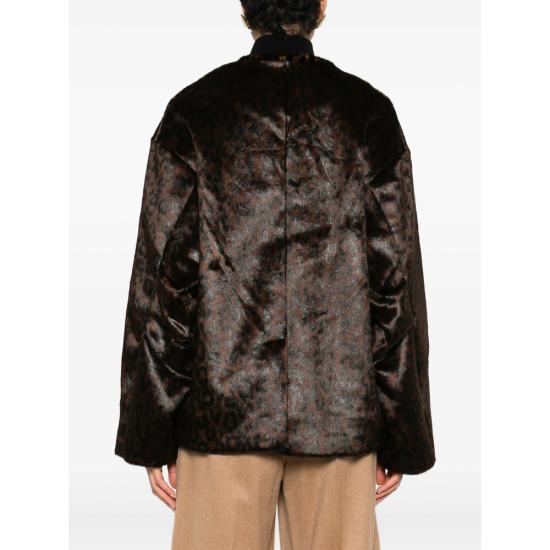 25FW 더프랭키샵 자켓 JAFS21167200 BROWN BROWN BLACK - THE FRANKIE SHOP