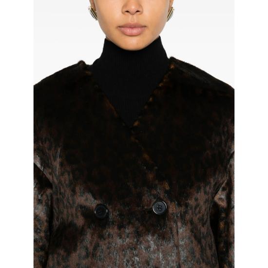 25FW 더프랭키샵 자켓 JAFS21167200 BROWN BROWN BLACK - THE FRANKIE SHOP