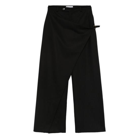 25FW 더 니나 스튜디오 스트레이트 팬츠 N4686 ELASTOFLAN BLK BLACK