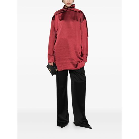 25FW 더 니나 스튜디오 블라우스 N2720 CASALINI 660 RED - THE NINA STUDIO