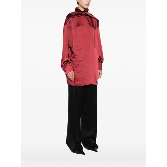 25FW 더 니나 스튜디오 블라우스 N2720 CASALINI 660 RED - THE NINA STUDIO