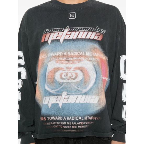 25FW 리빙톤 르아 레비스 123 탑 DIVN LS06 FBLK BLACK - RIVINGTON ROI REBIS 123