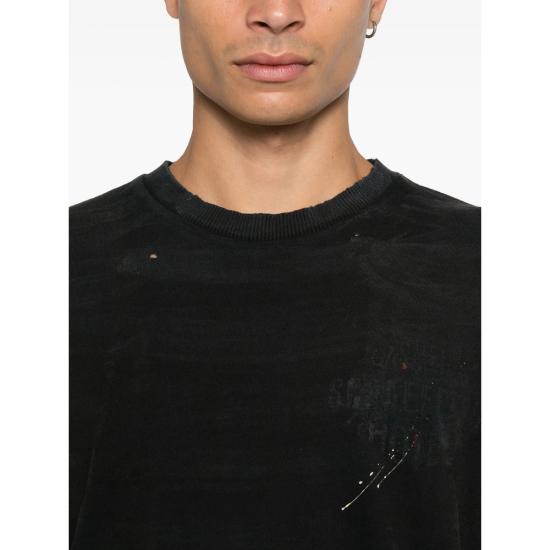 25FW Schaeffer's Garment Hotel 스웨터 TEE AGLT BLACK - SCHAEFFERS GARMENT HOTEL