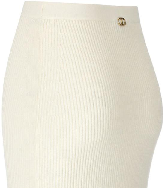 25FW 트윈셋 롱 스커트 252TT3142 00282 XS White - TWINSET